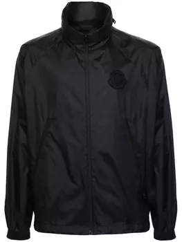 Moncler легкая куртка с капюшоном, черный