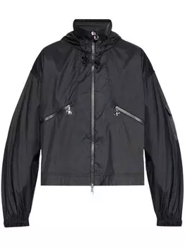 Moncler легкая куртка с капюшоном Hemar, черный