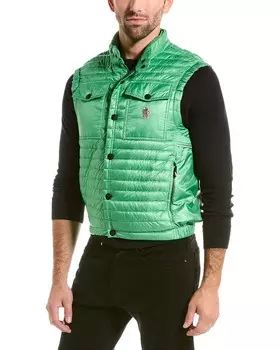 Moncler Легкий пуховик, зеленый