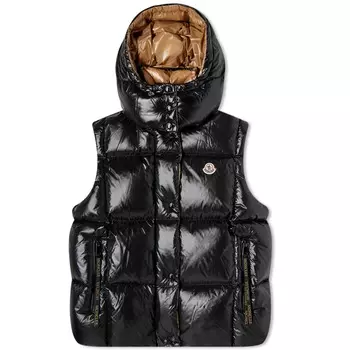 Moncler Luzule Жилет, черный