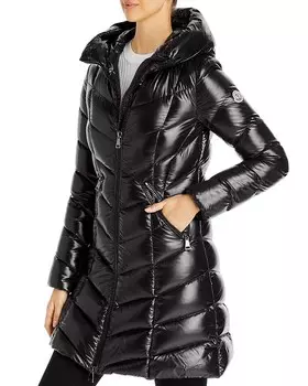 Moncler Marus Пуховик с капюшоном, черный