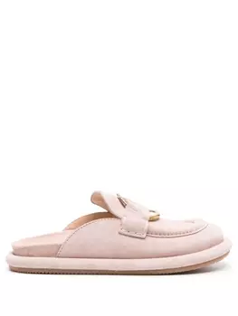 Moncler мюли Bell, розовый