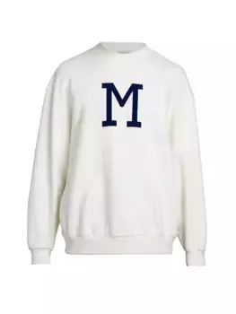 Moncler Мужская толстовка с логотипом Moncler, белый
