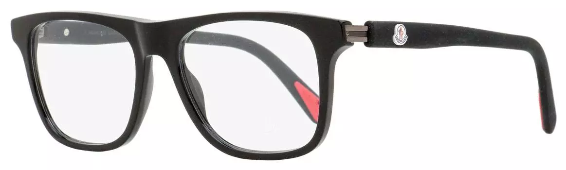 Moncler Мужские прямоугольные очки ML5161 001 Черные 54 мм
