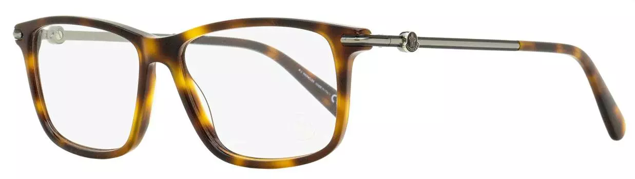 Moncler Мужские прямоугольные очки ML5205 052 Гавана 54 мм