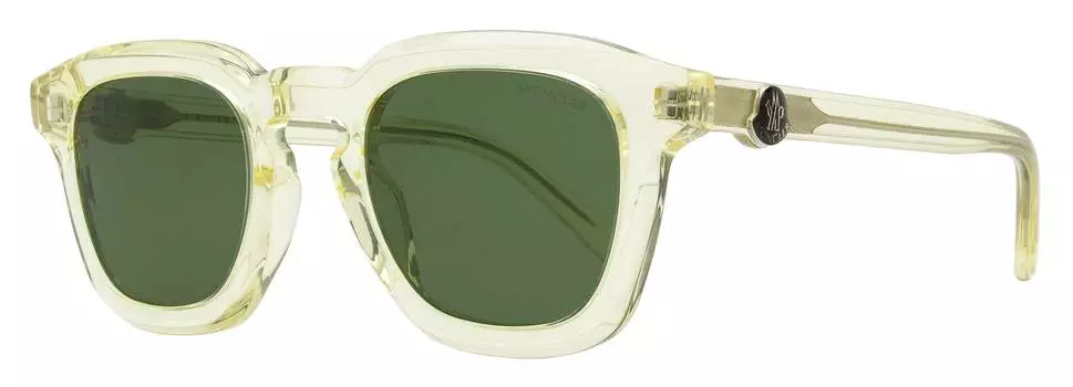 Moncler Мужские солнцезащитные очки Gradd ML0262 57N прозрачные бежевые 50 мм