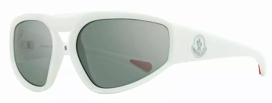Moncler Мужские солнцезащитные очки Pentagra ML0248 21C Белые 62 мм