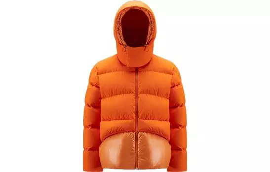 Мужской пуховик Moncler, оранжевый