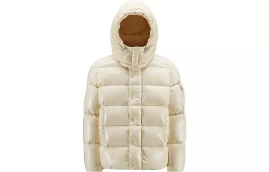 Moncler Мужской пуховик, слоновая кость