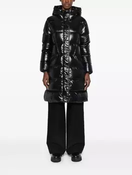 Moncler пальто Bellevue, черный