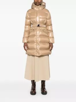 Moncler пальто Bellevue, серый