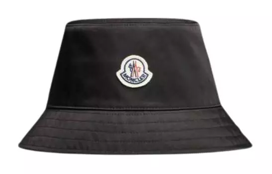 Moncler Панама из габардина, женская, черная