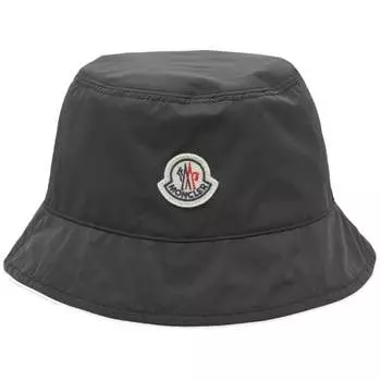 Moncler Панама с логотипом, черный