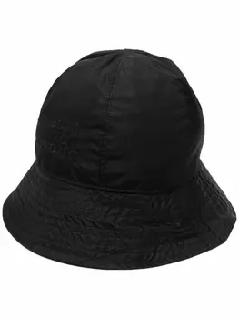 Moncler панама с нашивкой-логотипом, черный