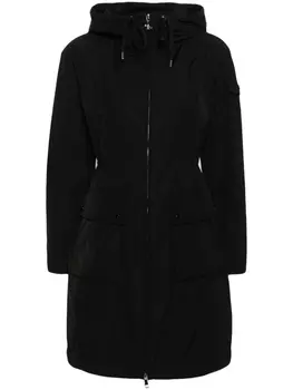 Moncler парка Laerte с логотипом, черный