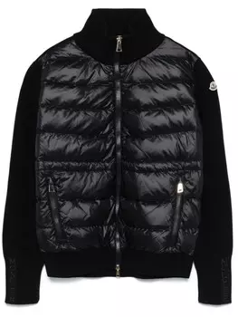 Moncler пиджак со вставками, черный