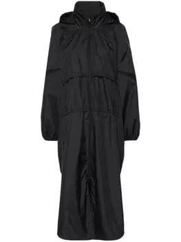 Moncler плащ Licasto с капюшоном, черный