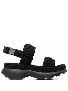 Moncler плетеные сандалии Belay, черный