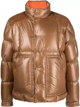 Moncler пуховик Ain, коричневый