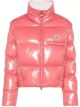 Moncler пуховик Almo, розовый