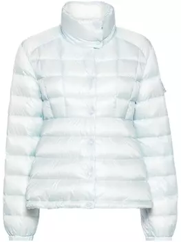 Moncler пуховик Aminia с нашивкой-логотипом, синий