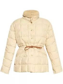 Moncler пуховик Антигона, нейтральный цвет