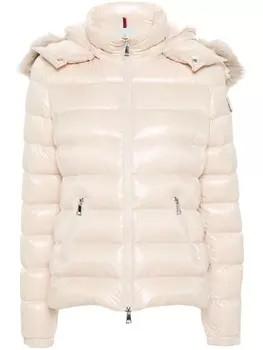 Moncler пуховик Badyf, нейтральный цвет