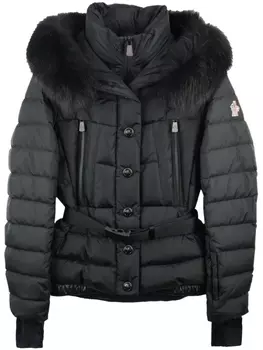 Moncler пуховик Beverley с капюшоном, черный