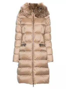 Moncler пуховик Boedic, нейтральный цвет