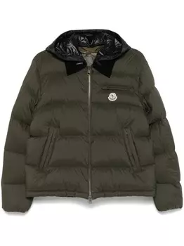 Moncler пуховик Calima, зеленый