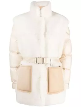 Moncler пуховик Charente, нейтральный цвет