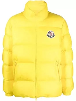 Moncler пуховик Citala, желтый