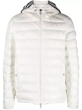 Moncler пуховик Cornour с капюшоном, белый