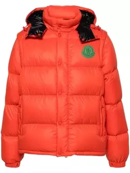 Moncler пуховик Cyclone, оранжевый
