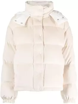 Moncler пуховик Daos, нейтральный цвет