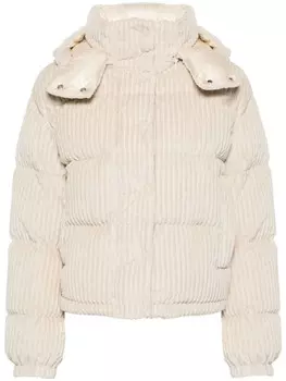 Moncler пуховик Daos, нейтральный цвет