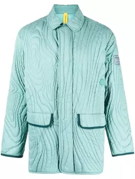 Moncler пуховик Harter-Heighway из коллаборации с Salehe Bembury, зеленый