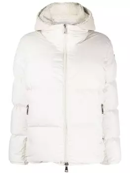 Moncler пуховик Labbe, белый