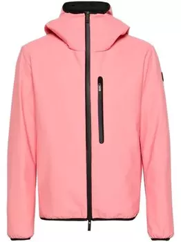 Moncler пуховик Lausfer с капюшоном, розовый