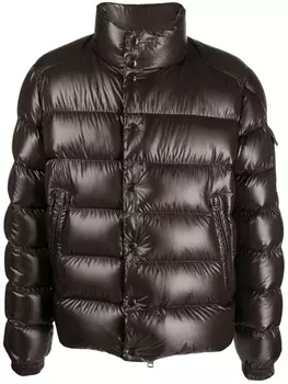 Moncler пуховик Lule, коричневый