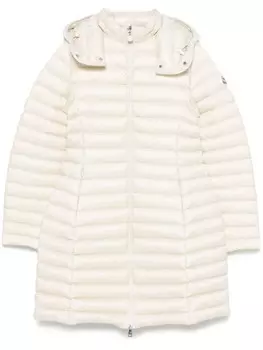 Moncler пуховик на молнии, нейтральный цвет