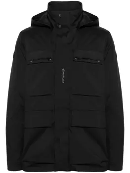 Moncler пуховик Neiller с капюшоном, черный