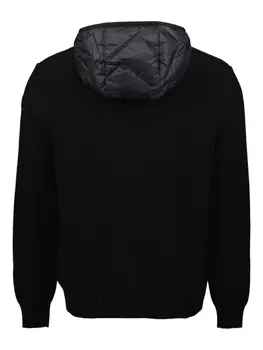 Moncler пуховик с капюшоном, черный