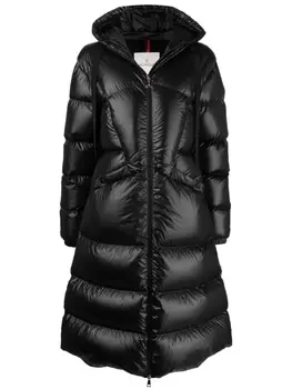Moncler пуховик Selenga длины миди, черный