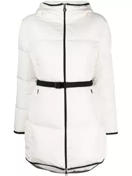 Moncler пуховик Sirli с капюшоном, белый
