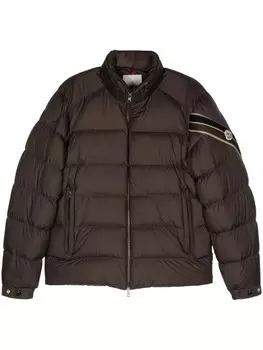 Moncler пуховик Solayan, коричневый