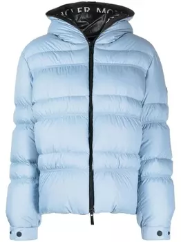 Moncler пуховик Yser из рипстопа, синий