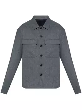 Moncler рубашка из кашемировой смеси, серый