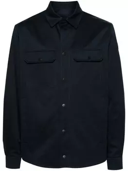 Moncler рубашка на пуговицах, синий