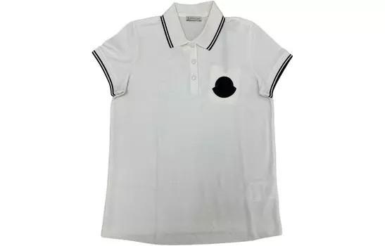 Moncler Рубашка поло женская белая